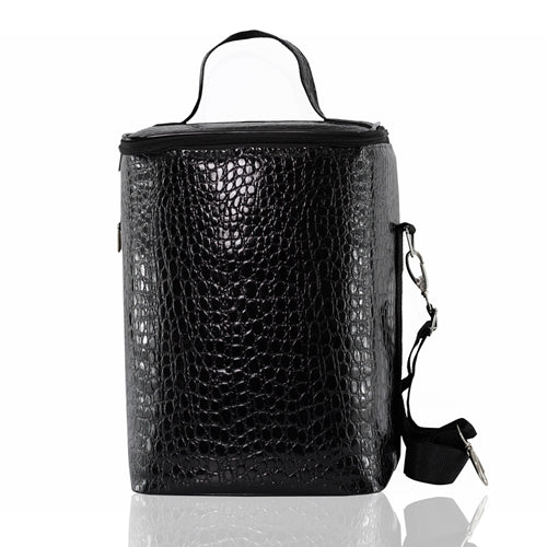 Porta Vinho Térmico Croco Black